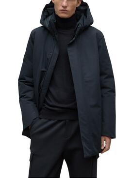 Jaqueta Ecoalf Parko preta para homem.