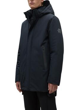 Jaqueta Ecoalf Parko preta para homem.