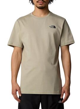 Camiseta The North Face Redbox Graphic bege para homem