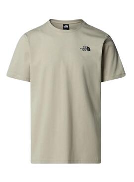 Camiseta The North Face Redbox Graphic bege para homem