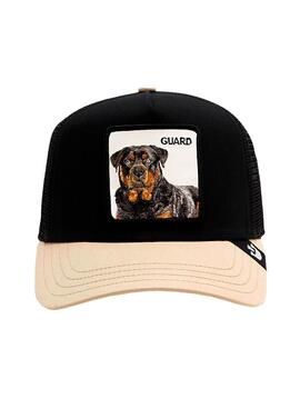 Boné Goorin Bros The Guard Dog Preto e Bege