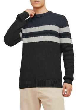 Camisola Jack and Jones Sander Azul Marinho para homem