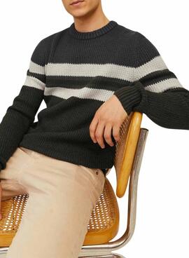 Camisola Jack and Jones Sander Azul Marinho para homem