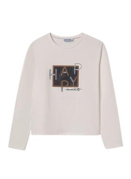 Camiseta Mayoral Happy Moments para menina