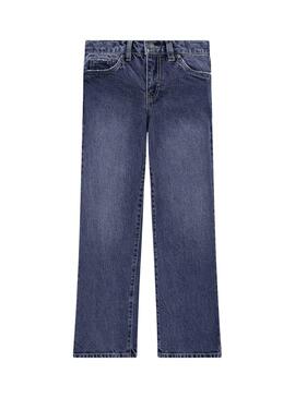 Jeans Levis Wide Leg Destruction para menina