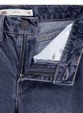 Jeans Levis Wide Leg Destruction para menina