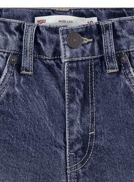 Jeans Levis Wide Leg Destruction para menina