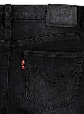 Jeans Levis 710 Preto Super Skinny para menina