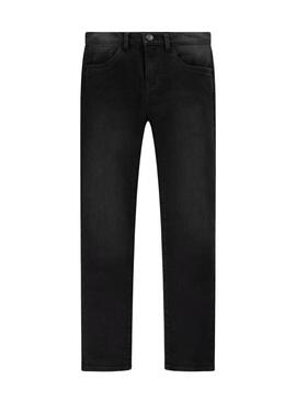 Jeans Levis 710 Preto Super Skinny para menina