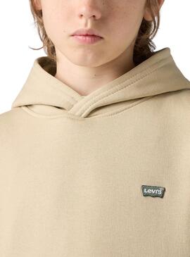 Moletom Levis Mini Batwing Creme para menino