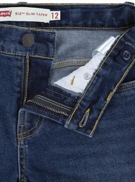 Jeans Levis 512 Slim Taper Azul para menino