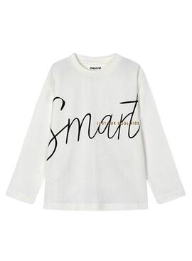 Camisa Mayoral Smart Branca para menino