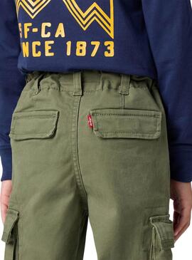 Calça Levis Cargo Traditional Verde para menino