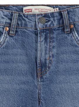 Jeans Levis 551Z Reto Azul para menino