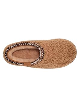 UGG Tasman Maxy Curly camelo para mulher