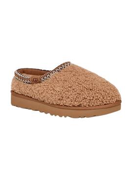 UGG Tasman Maxy Curly camelo para mulher