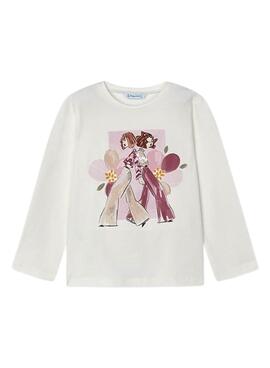 Camiseta Mayoral Chic Blossom Duo para menina