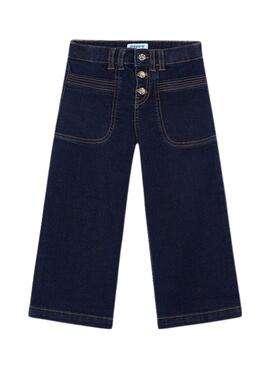 Calças Jeans Mayoral Denim Escuro para menina