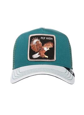 Boné Goorin Bros Eagle azul-turquesa para homem