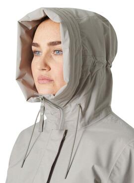Corta-vento Helly Hansen Victoria Cinza para mulher