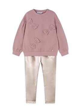 Conjunto Mayoral Leggings Metalizados para menina