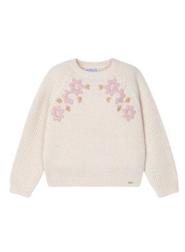 Camisola Mayoral Flores Gengibre para menina
