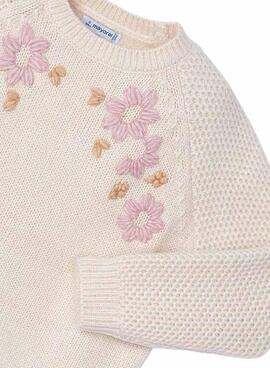 Camisola Mayoral Flores Gengibre para menina