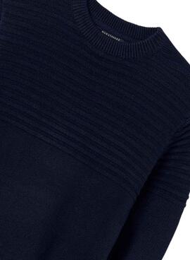 Camisola jacquard Mayoral Fantasy Azul Marino menino