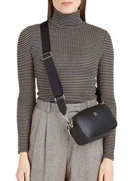 Bolsa Tommy Hilfiger Poppy Reform preta para mulher