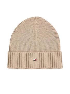 Touca Tommy Hilfiger Flag bege para homem.