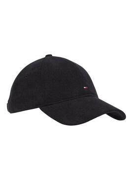 Boné Tommy Hilfiger Flag 85 preto para homem