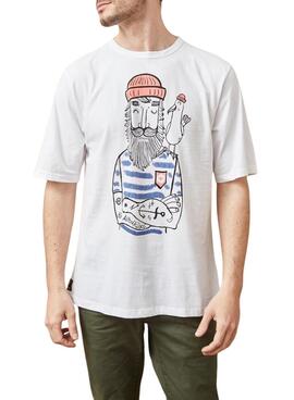 Camisa Altonadock Sailor branca para homem