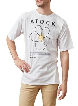 Camiseta Altonadock Flor branca para homem