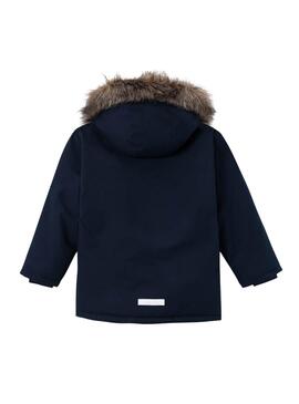 Parka Name It Master Azul Marinho para Crianças