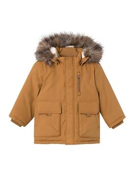 Parka Name It Master Camelo para menino