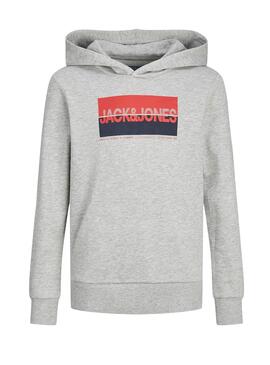 Moletom com Capuz Jack and Jones Nolan Cinza para menino