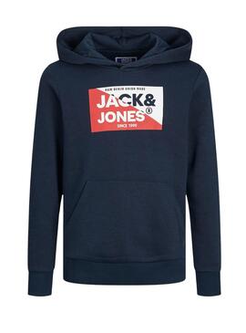 Moletom com Capuz Jack and Jones Nolan Azul Marinho para menino