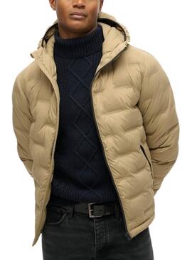 Jaqueta Superdry Canyon bege para homem