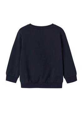 Sweatshirt Name It Vugo Azul Escuro para menino