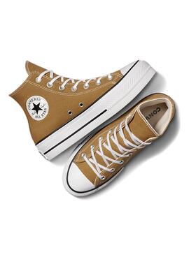 Sapatilhas Chuck Taylor All Star Plataforma Tostada