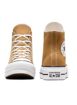 Sapatilhas Chuck Taylor All Star Plataforma Tostada