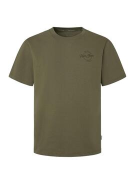 Camiseta Pepe Jeans Silvio Verde para homens