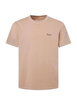 Camiseta Pepe Jeans Jacko Rosa para homens