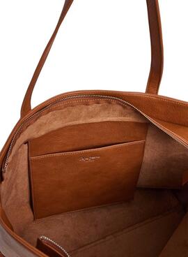 Bolsa Pepe Jeans Bella Icon Marrom para mulheres