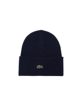 Gorro Lacoste Bonnet azul marinho para homem