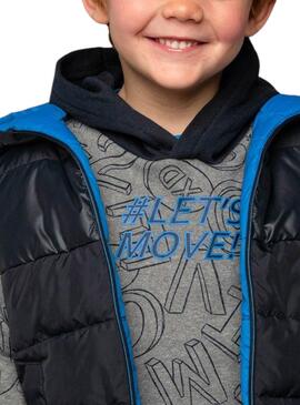 Sweatshirt Gráfica Mayoral cinza para menino