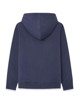 Moletom Pepe Jeans Bain Azul Marinho para menino