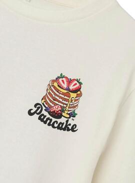 Camiseta Name It Folene branca para menina