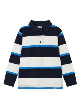 Polo Mayoral Listrado Azul Escuro para menino