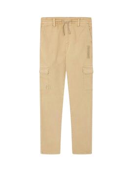 Calça Pepe Jeans Tadeo bege para menino